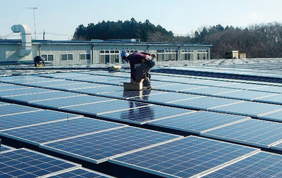 2016 自然エネルギーの活用にむけ太陽光発電設備を設置